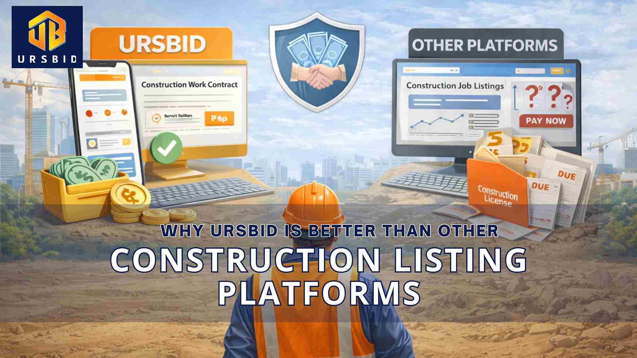 Why URSBID Is Better Than Other Construction Listing Platforms in India